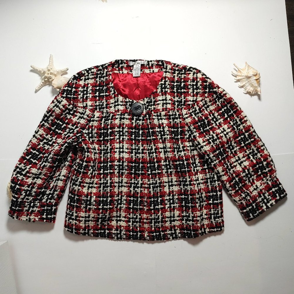 WD-NY Tweed swing Coat